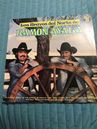 Los Bravos Del Norte De Ramon Ayala Te Vi Pasar Lp Vinyl Record Vg,  Nm Dlv 382