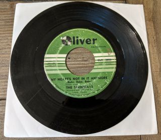 Rare Soul Funk 45 The Steinways My Hearts Not In It Anymore Leadin Me On Olr2002