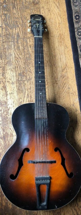 Rare Vintage 1940’s Bruno Archtop Hollowbody Guitar