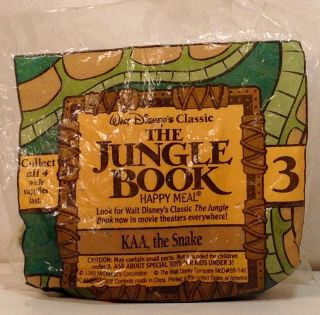 Mcdonalds Happy Meal Toy Walt Disney The Jungle Book Kaa The Snake 3 1999