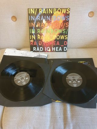 Radiohead In Rainbows Vinyl Cd Duluxe Boxset 2007