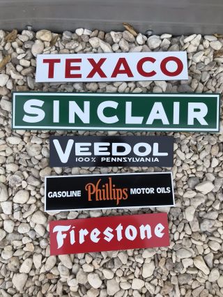Antique Vintage Style Gas Oil Signs Texaco Sinclair Phillips Firestone Veedol