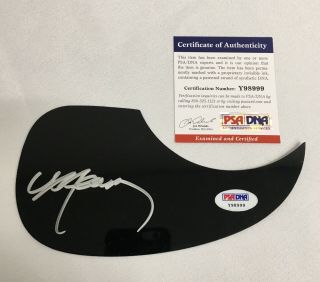 Willie Nelson Signed Autograph Acoustic Guitar Pickguard Psa Dna