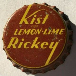 Kist Lemon - Lime Rickey Soda Bottle Cap; Chicago,  Illinois; Cork