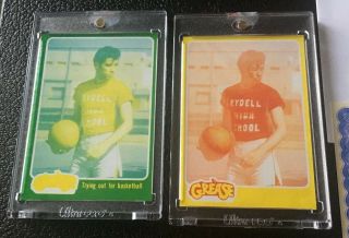 Grease 1978 Topps Vault Color Separation Proof Card Set John Travolta 125 Movie
