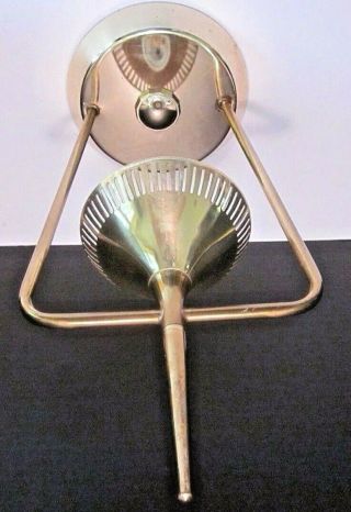 Moe Usa Chandelier Light Retro Space Age Lamp Shiny Brass Mid Century Vintage