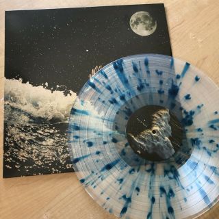 Bearings Blue In The Dark Vinyl Lp Record Clear W/blue Splatter