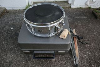 Vintage Slingerland Chrome Snare Drum Case Stand Band