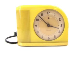 Vintage Retro Art Deco Westclox Moonbeam S5 - J Alarm Clock - Power