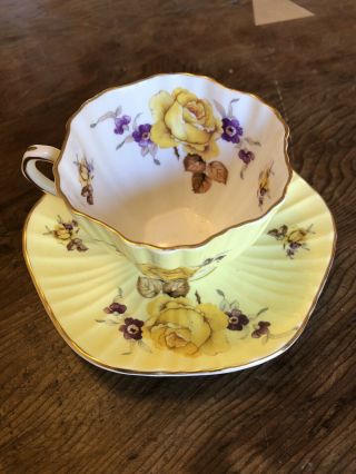 Eb Foley Bone China - Vintage Tea Cup And Saucer - Made In England