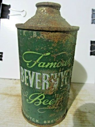 Famous Beverwyck Cone Top Beer Can - [read Description] -