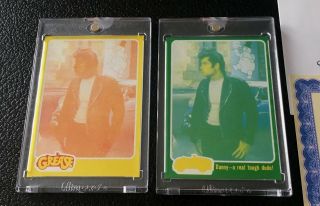 Grease 1978 Topps Vault Color Separation Proof Card Set John Travolta 126 Movie