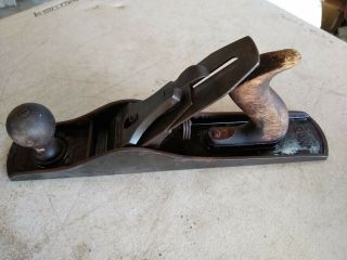 Antique Vintage Stanley Bailey Smooth Bottom Hand Wood Plane No.  5