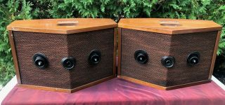 Vintage Matched Pair Bose 901 Series Iii Speakers -