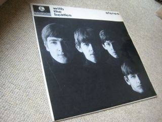 With The Beatles Lp 1st Issue Stereo Xmas - 1963 Great Press [ex,  /vg,  ]