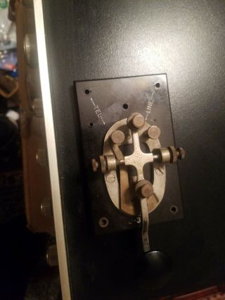 Vintage J - 38 Telegraph Straight Key Ham Radio Morse Code Cw Keyer