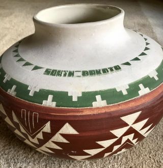 Vintage Sioux Pottery Rapid City,  South Dakota Signed Ramona Gakin