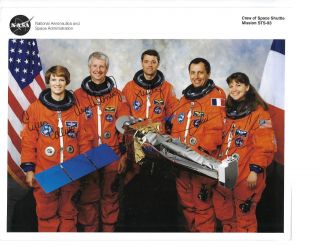 Space Shuttle Sts - 93 Columbia Crew Signed
