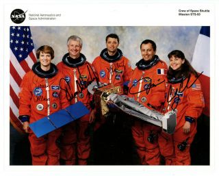 1999 Space Shuttle Columbia Sts - 93 Crew Signed Official Nasa Photo