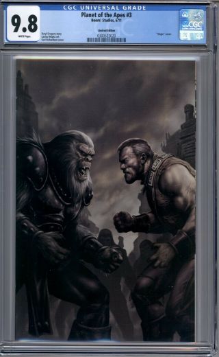 Planet Of The Apes 3 Rare Limited Edition Virgin Variant 1st Print Cgc 9.  8