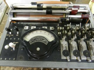 Vintage Western Electric 35 - C Test Set Relay Current Tester Bell System