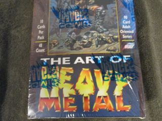 The Art Of Heavy Metal Trading Card Set,  10 Cards Per Pack,  48 Count