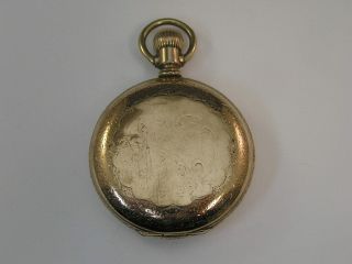 Vintage Elgin Pocket Watch Hunter Case 16 Size 1890 51mm