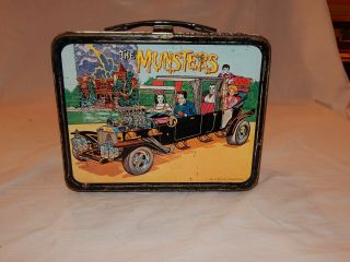 1965 Vintage The Munsters Metal Lunch Box