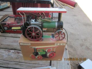 Vintage Mamod Te1a Steam Tractor Toy With Box
