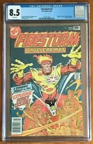 Firestorm,  The Nuclear Man 1 1978 Cgc 8.  5