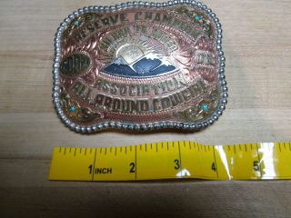 Sierra Jr,  Rodeo Reserve Champion All Around Cowgirl 2002 Rodeo Belt Buckle -