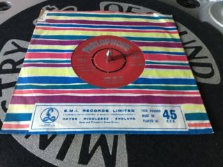 The Beatles 45rpm Love Me Do 1962 Red Label Parlophone R 4949 Uk Press 1gg/1gg