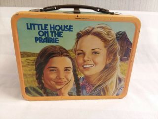 Vintage 1978 Little House on the Prairie Metal Lunch Box No Thermos 1970s Rare 2
