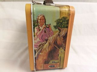 Vintage 1978 Little House on the Prairie Metal Lunch Box No Thermos 1970s Rare 3