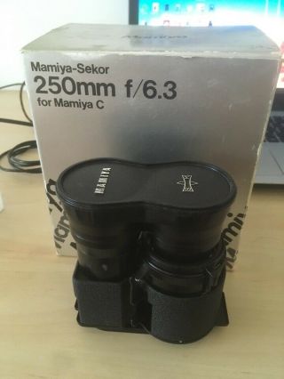Vintage Mamiya Sekor 250mm F/6.  3 Tlr Lens For C22 C33 C220 C330