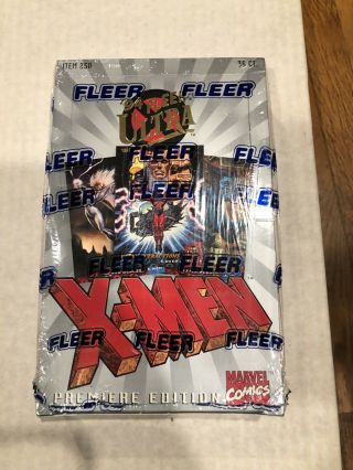 Factory 1994 Fleer Ultra X - Men Premiere Edition Wax Box