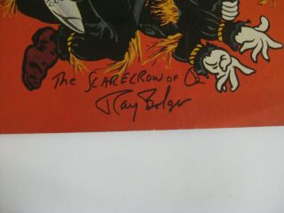 THE WIZARD OF OZ - JACK HALEY & RAY BOLGER AUTOGRAPHED BOOK - HAND SIGNED - RARE 3