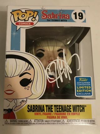 Melissa Joan Hart Autographed Sabrina The Teenage Witch Pop Funko 2019 Sdcc Rare