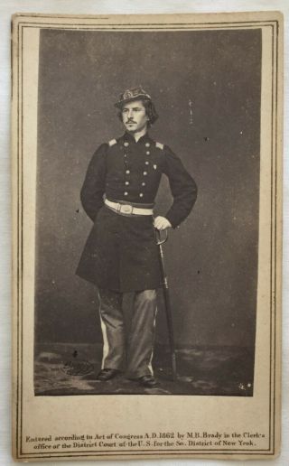 Civil War Union Soldier Elmer E.  Ellsworth By Matthew Brady - 1st Killed In War