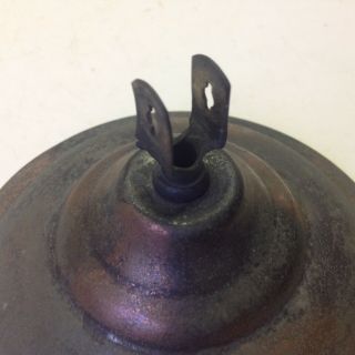 Antique Faries japanned brass over cast iron desk lamp base industrial light par 2