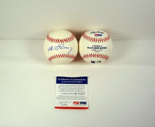 Mitt Romney Governor President 2012 Signed Autograph Mlb Baseball Psa/dna