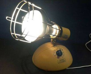 Vintage Ge General Electric Time - A - Tan Sun Lamp Kit