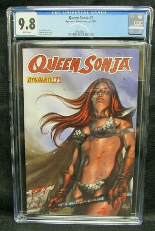 Queen Sonja 7 (2010) Dynamite Gorgeous Lucio Parrillo Cover Cgc 9.  8 U708