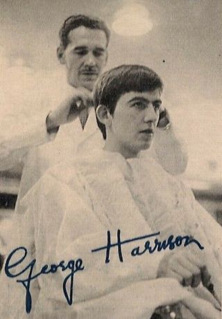 THE BEATLES / GEORGE HARRISON / HAIR / & SHIRT PIECE / / LOA 3