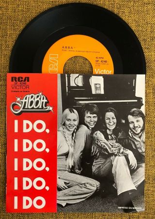 Abba - I Do,  I Do,  I Do,  I Do / Rock Me - Rare Mexico 45