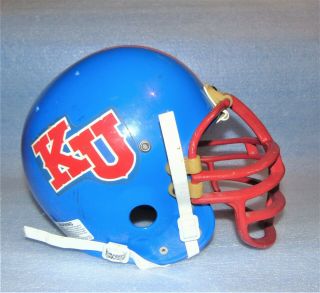 Vintage Kansas Jayhawks Schutt Pro Air Ii Game Helmet Size Large