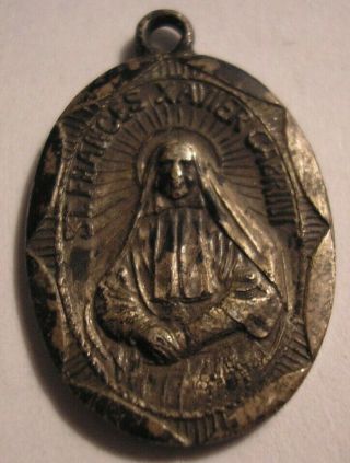 Old Catholic Saint Frances Xavier Cabrini I Can Do All Things In Him Medal Wbale