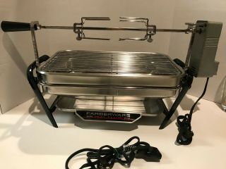 Vintag Farberware Open Hearth Smokeless Broiler Grill Rotisserie 450a