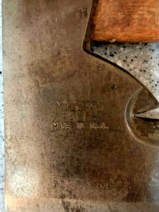 Vintage Millers Falls Woodwright Carpenter Hatchet Axe Hammer MADE IN USA 3