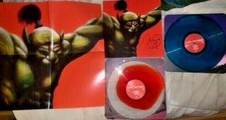 Oh Sees - Face Stabber Signed Red/blue Blood Nebula Vinyl Record 2xlp John Dwyer